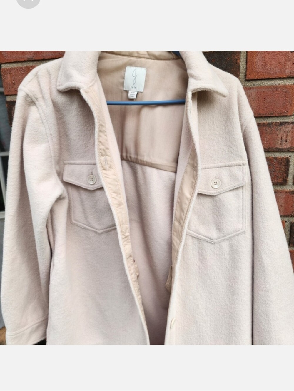 Joie Cream  Shacket Jacket